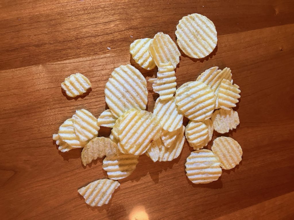 Many potato chips